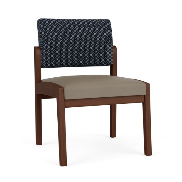Lesro Lenox Armless Guest Chair, 22.5 in W 26 in L 31.5 in H LW1102 - main